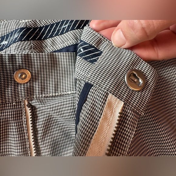 Bonobos Golf 36x32 Slim Pants Men Check Print Performance Stretch Houndstooth - Picture 6 of 11